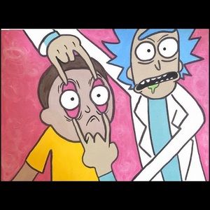 Custom Rick and Morty 12x16 Canvas!